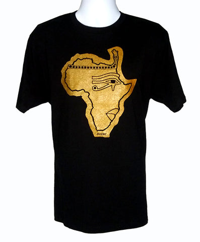 Phat of the Land Metallic Gold Black T-shirt
